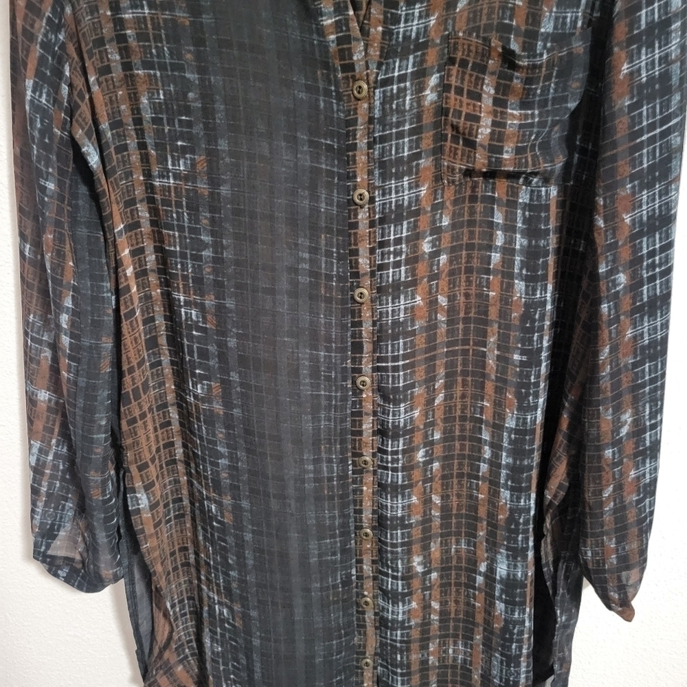 Astr label high low sheer cover up size medium - Picture 6 of 12